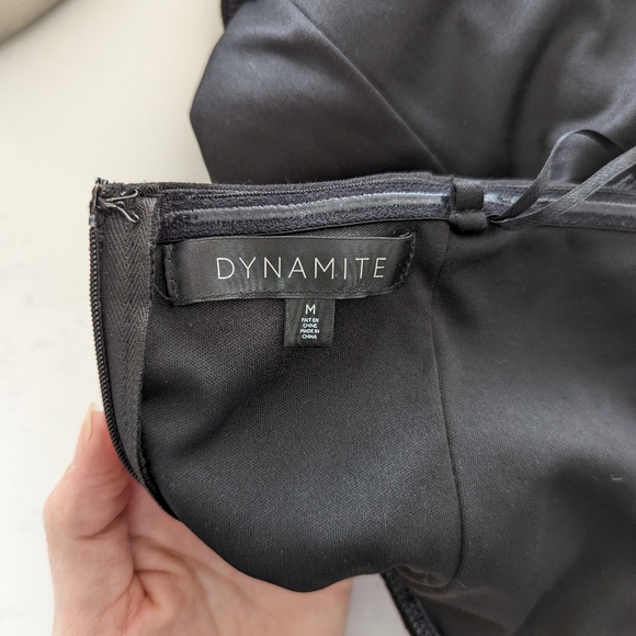 Black long strapless dress from Dynamite, medium - Picture 7 of 8